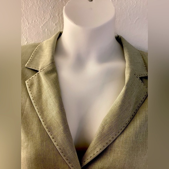 Norton McNaughton 2 Button Blazer Leaf Green size 18 - Picture 5 of 5